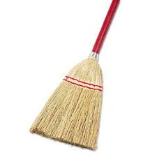 REN03999 Renown 56 in. Heavy-Duty Natural Corn Blend Warehouse Broom