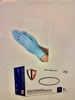 A1DH14 Blue Nitrile Chemo Exam Glove X-Heavy Duty X-LARGE